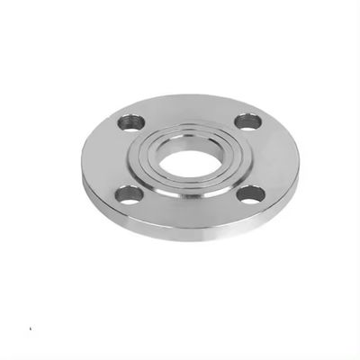 Taille personnalisée Flange en acier inoxydable argenté avec standard ISO et connexion à flanges