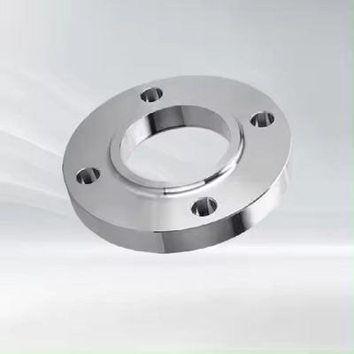 Taille personnalisée Flange en acier inoxydable argenté avec standard ISO et connexion à flanges