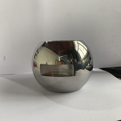 DN5-DN12 Boule de soupape flottante transparente avec résistance à la corrosion et finition argentée en acier inoxydable 304/316L