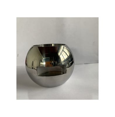 Ballon de soupape en acier inoxydable à surface polie personnalisé à miroir transparent pour flotter directement à travers la soupape