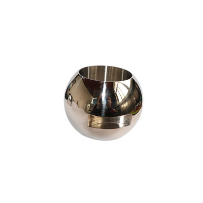 Ballon de soupape en acier inoxydable à surface polie personnalisé à miroir transparent pour flotter directement à travers la soupape