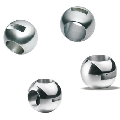 Ventilateurs pièces détachées miroir poli 201/304/316l soupape à bille en acier inoxydable en V