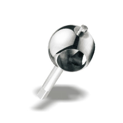 Pièces détachées de soupapes 201/304/316L Ballon à poignée longue en acier inoxydable pour des applications durables et résistantes à la corrosion