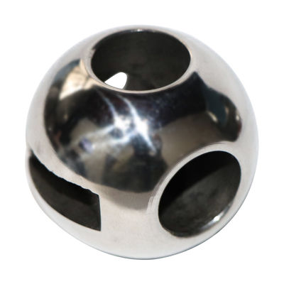 Valve à billes en acier inoxydable poli miroir avec billes en forme de V et résistance à la corrosion