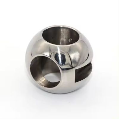 Des accessoires de soupapes de porte en acier inoxydable argenté de petite durée avec une surface polissée par miroir et une résistance à la corrosion