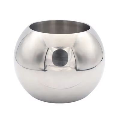 DN40 Valve à bille à demi-ronde en acier inoxydable 316L Ventilateur flottant droit pour l'arrêt de réglementation de la gestion de l'eau