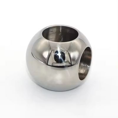 Industrie DN40-200 d'acier inoxydable 304 boule de soupape creuse avec résistance à la corrosion et surface polissée miroir