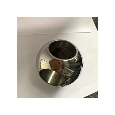 Accessoires pour vannes de porte en acier inoxydable certifiés ISO DN50 avec surface polie miroir et petite boule de rechange métallique