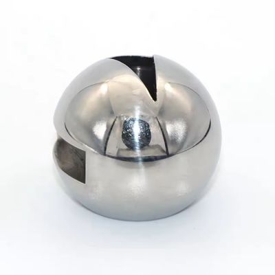 Boule de soupape en acier inoxydable en forme de V avec une surface polie par miroir supérieure