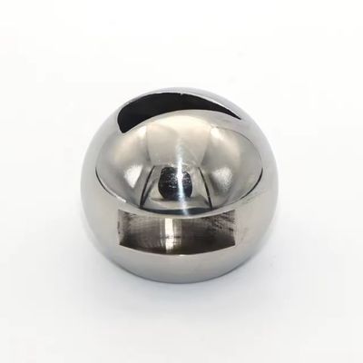 Boule de soupape en acier inoxydable en forme de V avec une surface polie par miroir supérieure