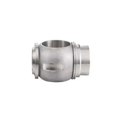 Soutien personnalisé OEM argenté en acier inoxydable boule de soupape à joints durs avec siège de soupape 201/304/316L de certifié ISO