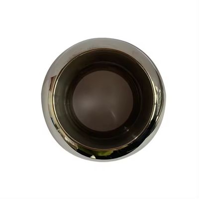 Support personnalisé OEM soupape à bille en acier inoxydable à une pièce avec surface garantie et miroir polie