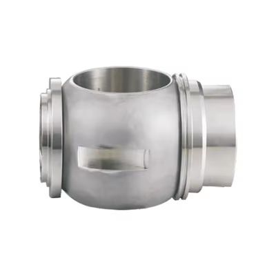 Résistant à la corrosion DN80 en acier inoxydable 304 boule de soupape à joints durs avec siège de soupape personnalisée pour votre support OEM et vos besoins