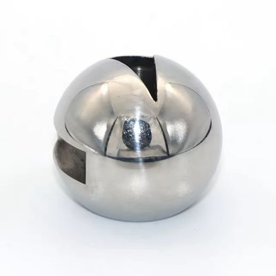 Résistance à la corrosion Boules en V en acier inoxydable 3 voies soupape à bille sur mesure