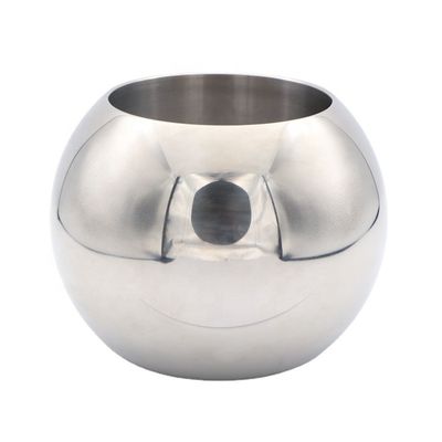 Ventilateur à bille en acier inoxydable à surface miroir poli pour les vannes garanties Pièces de rechange OEM Support Design transparent