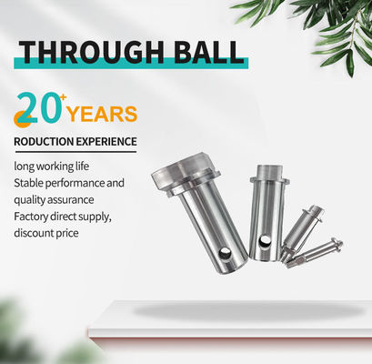 DN25 acier inoxydable 316L ballon flottant droit à travers la soupape avec support OEM personnalisé et surface polissée miroir