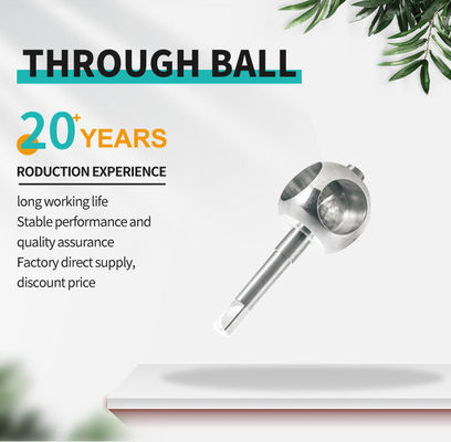 DN25 acier inoxydable 316L ballon flottant droit à travers la soupape avec support OEM personnalisé et surface polissée miroir