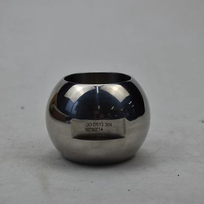 Accès à la soupape à bille réglable à une pièce de la norme nationale DN25 avec résistance à la corrosion sur une surface polissée par miroir