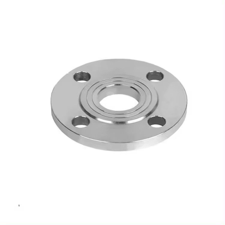 Taille personnalisée Flange en acier inoxydable argenté avec standard ISO et connexion à flanges