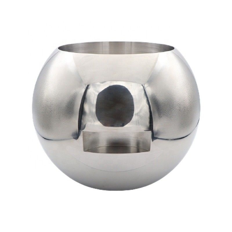 Résistant à la corrosion en acier inoxydable DN40 304 flottant à travers la soupape à bille droite avec une surface polissée en miroir