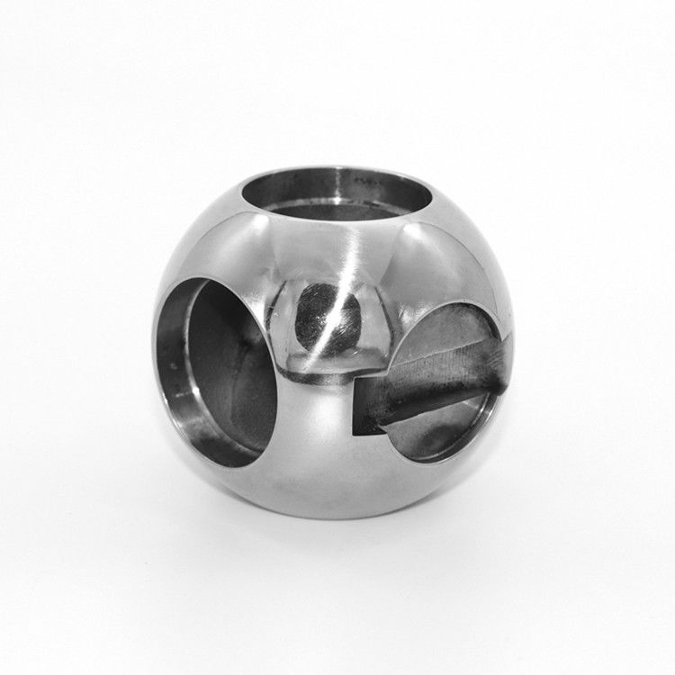 Certifié ISO 201/304/316L soupape à bille en acier inoxydable avec surface polie miroir et pièces de rechange de soupape fiable