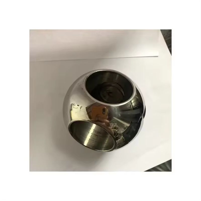 Accessoires pour vannes de porte en acier inoxydable certifiés ISO DN50 avec surface polie miroir et petite boule de rechange métallique